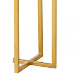 Templar Small Marble / Iron Side Table