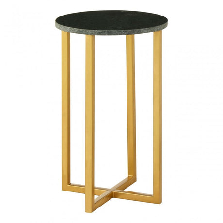 Templar Small Marble / Iron Side Table