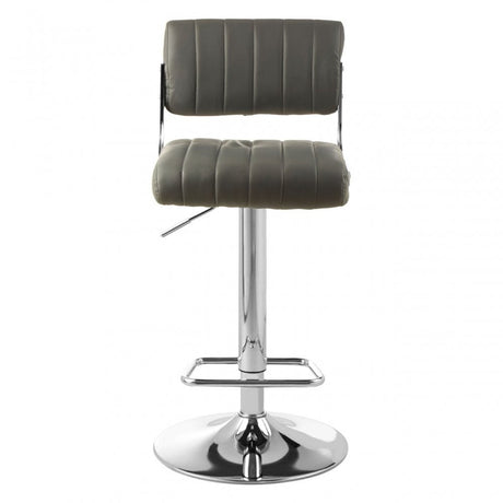 Stockholm Grey Channel Design Seat Bar Stool Grey