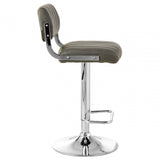 Stockholm Grey Channel Design Seat Bar Stool Grey