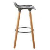 Stockholm Grey Pp Seat Bar Stool Grey