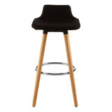 Stockholm Black Bar Stool Black