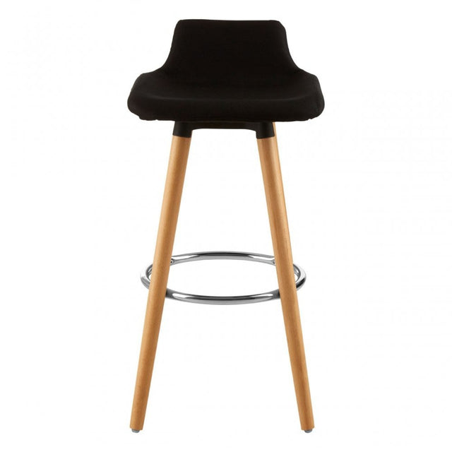 Stockholm Black Bar Stool Black
