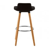 Stockholm Black Bar Stool Black