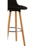 Stockholm Black Bar Stool Black