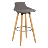 Stockholm Grey Bar Stool Grey