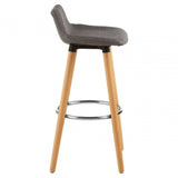 Stockholm Grey Bar Stool Grey