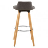 Stockholm Grey Bar Stool Grey