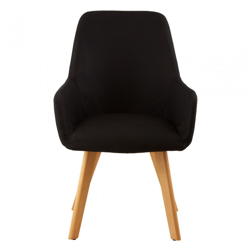 Jersey Black Leisure Chair Black