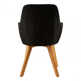 Jersey Black Leisure Chair Black