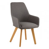 Jersey Grey Leisure Chair Grey