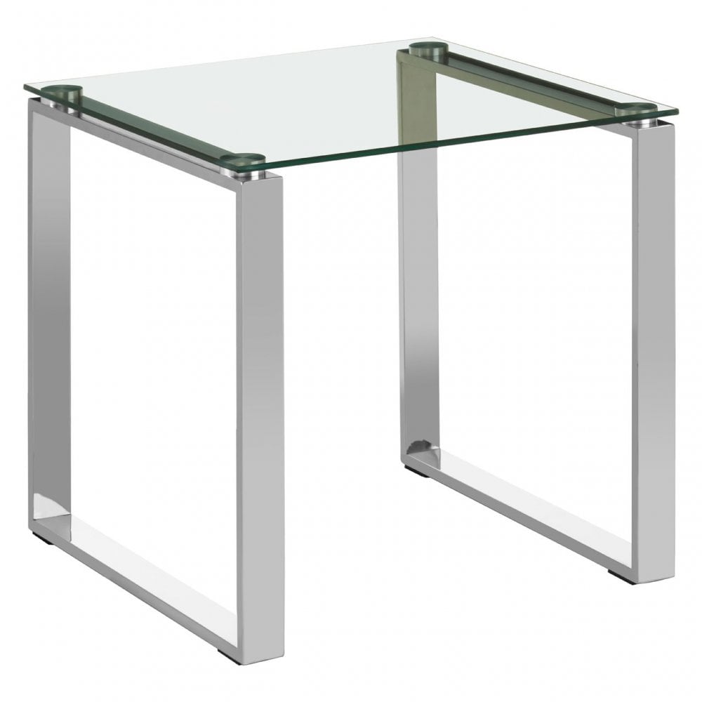 Matayo Square End Table Silver