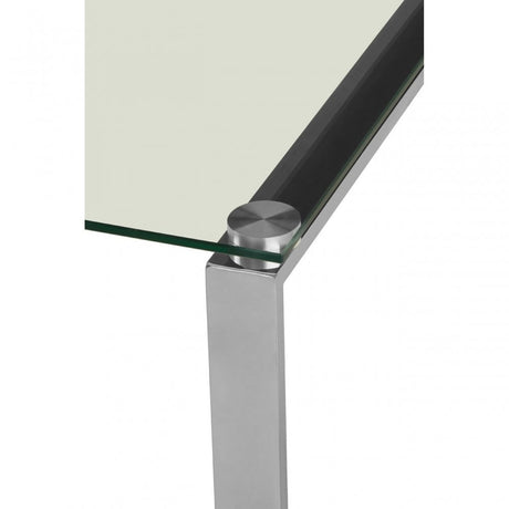 Matayo Square End Table Silver