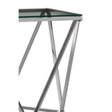 Matayo Small Twist End Table Silver