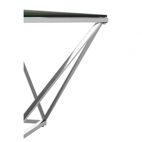 Matayo Large Twist End Table Silver