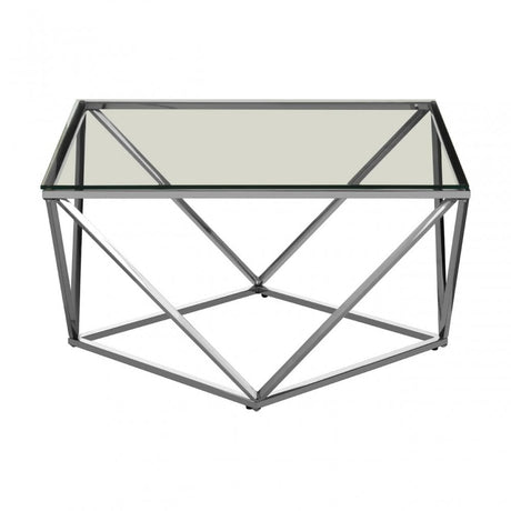 Matayo Large Twist End Table Silver