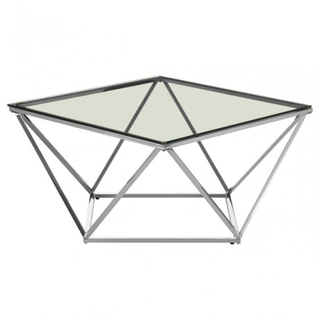 Matayo Large Twist End Table Silver