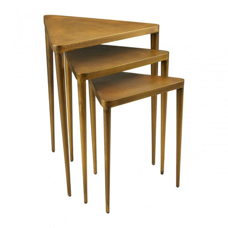Compo Triangular Tables Gold