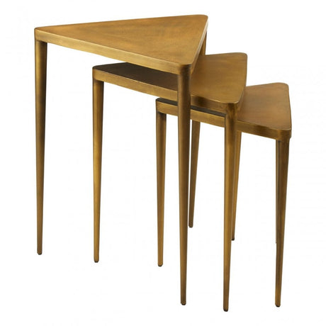 Compo Triangular Tables Gold