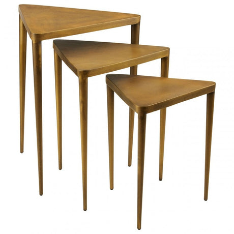 Compo Triangular Tables Gold