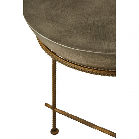 Compo Round End Table Silver