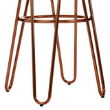 District Rose Gold Hairpin Stool Rose Gold