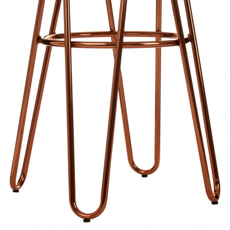 District Rose Gold Hairpin Stool Rose Gold