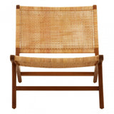 Lovina Teak Wood Lounge Chair Brown