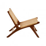 Lovina Teak Wood Lounge Chair Brown