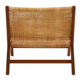 Lovina Teak Wood Lounge Chair Brown