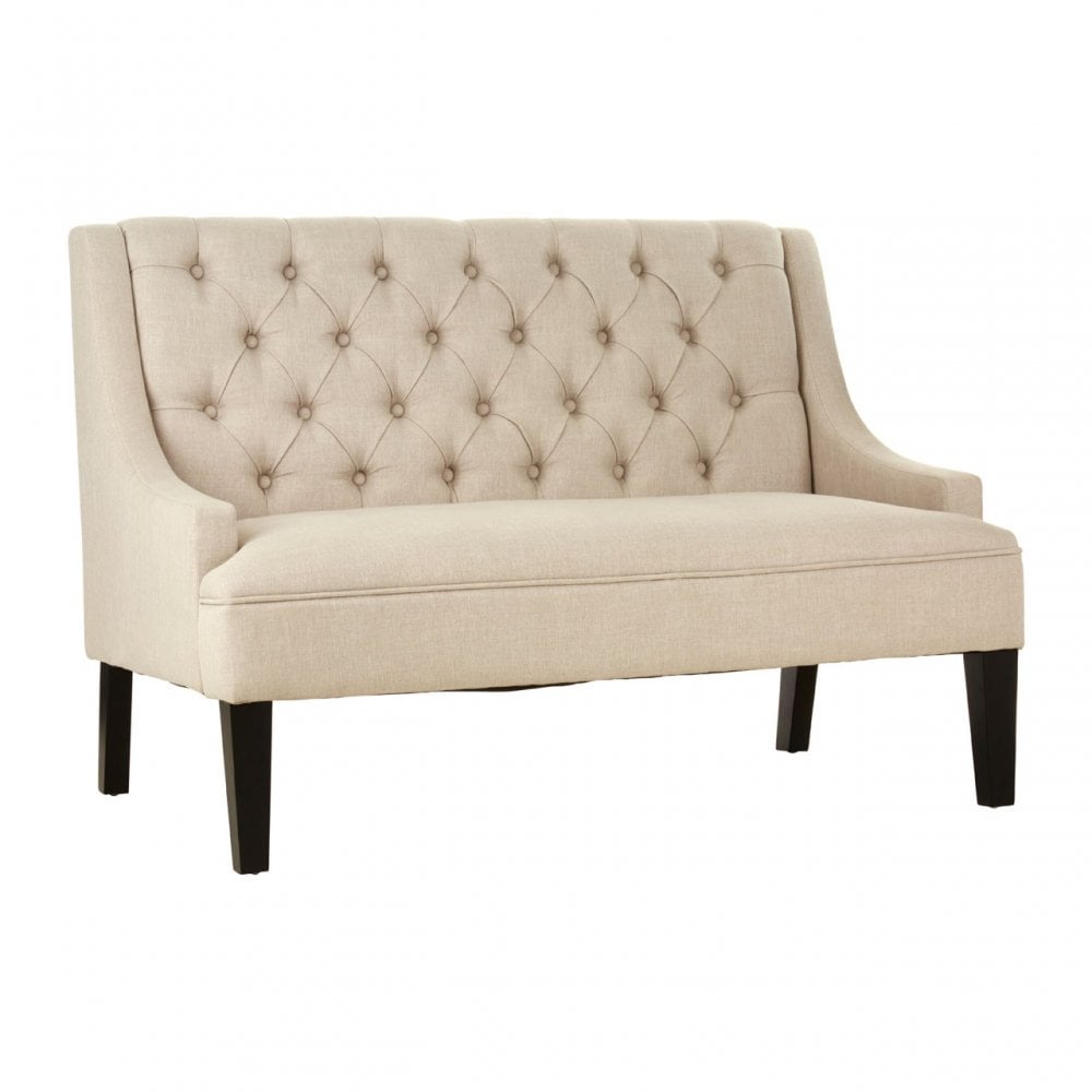 Doucet High Back Bench Natural