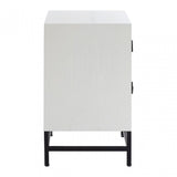 Lombok 2 Drawer Cabinet White