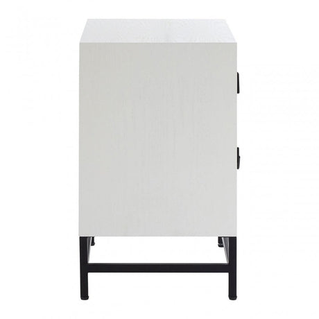 Lombok 2 Drawer Cabinet White