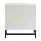 Lombok 2 Drawer Cabinet White