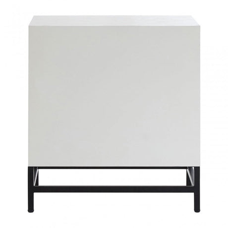 Lombok 2 Drawer Cabinet White