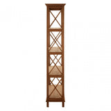 Lovina 4 Tier Shelf Unit Brown