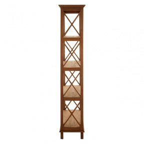Lovina 4 Tier Shelf Unit Brown