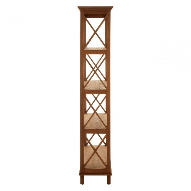 Lovina 4 Tier Shelf Unit Brown
