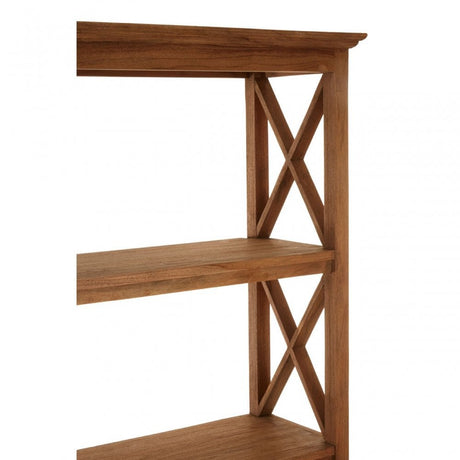 Lovina 4 Tier Shelf Unit Brown