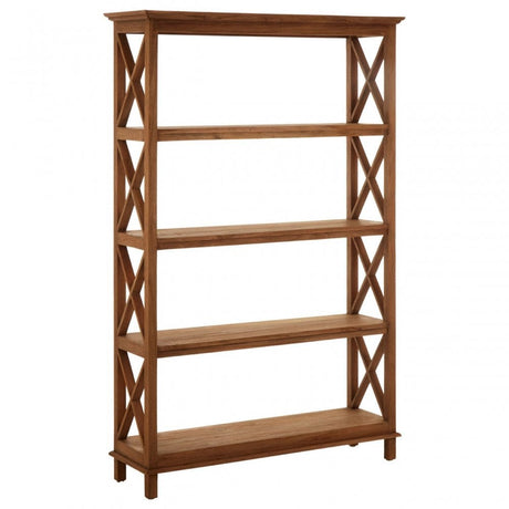 Lovina 4 Tier Shelf Unit Brown