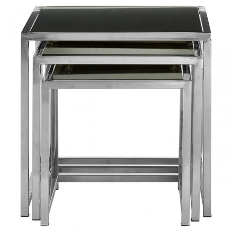 Pantino Set of 3 Nesting Tables Black