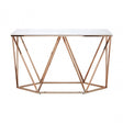 Matayo Rectangular Console Table White