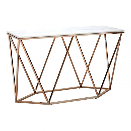 Matayo Rectangular Console Table White