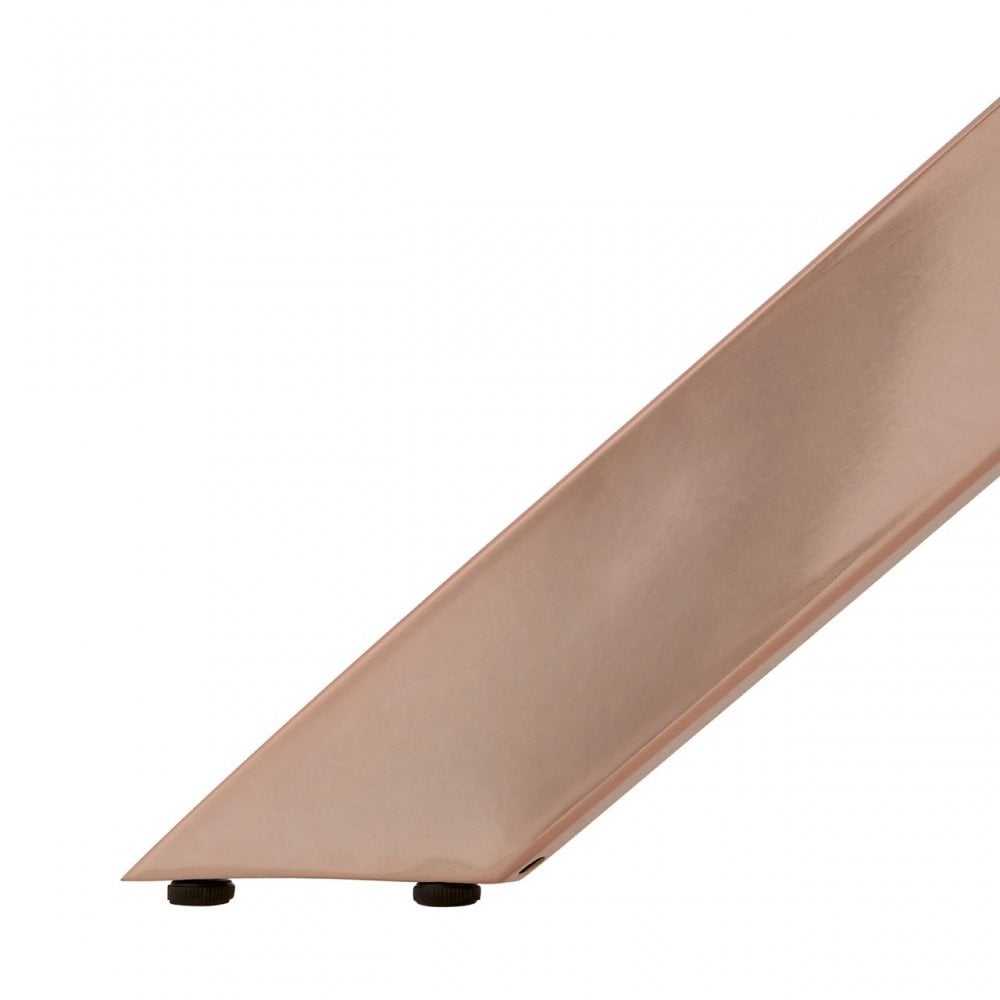 Matayo Rectangular Rose Gold Dining Table Rose Gold