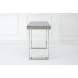 Grey Elm Wood Console Table Grey
