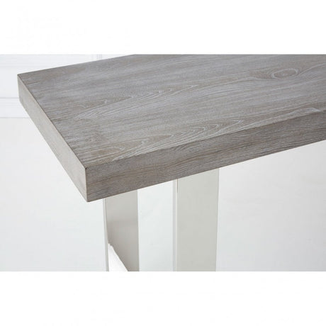 Grey Elm Wood Console Table Grey