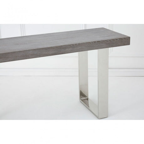 Grey Elm Wood Console Table Grey