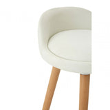 Normann White Bar Stool White