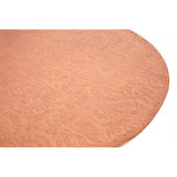 Wulah Carve Side Table Copper