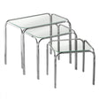 Nest Of 3 Tables Silver